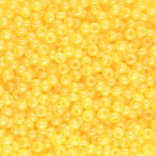Preciosa Seed Beads 11/0 2 mm - Yellow Alabaster x20g