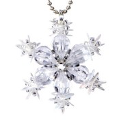 Miyuki Christmas mascot kit - Crystal snowflake x1