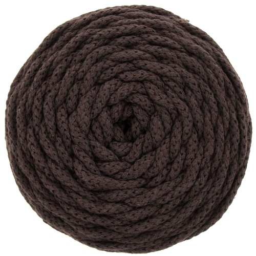 5mm Cotton Air macramé cotton cord spool - Chocolate x50m