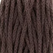 5mm Cotton Air macramé cotton cord spool - Chocolate x50m
