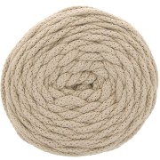 5mm Cotton Air macramé cotton cord spool - Beige x50m|raw }}