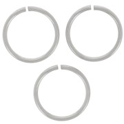 8x0.7mm 316L stainless steel jumprings open x10