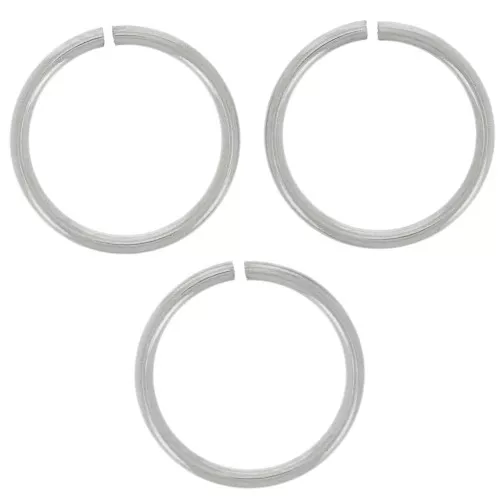 8x0.7mm 316L stainless steel jumprings open x10