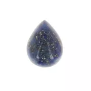 5x4mm gemstone drop Cabochons - Lapis lazuli x2