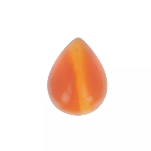 5x4mm gemstone drop Cabochons - Carnelian x2