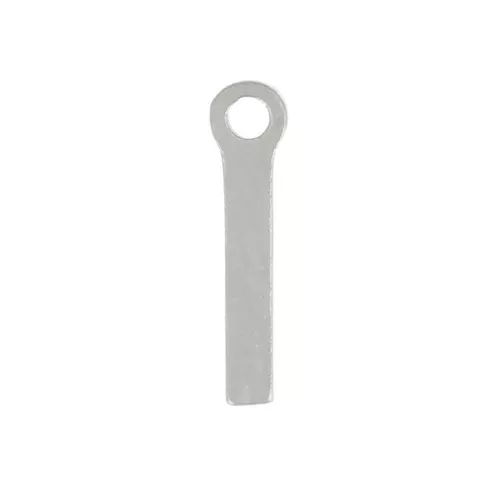 7mm Stainless steel 304 Charm letter alphabet - I x1