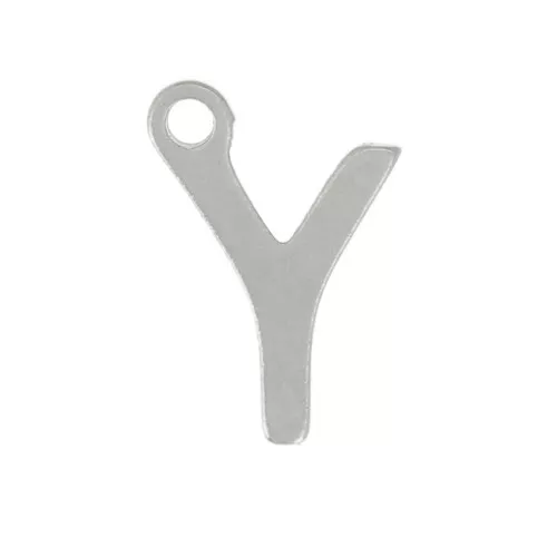 7mm Stainless steel 304 Charm letter alphabet - Y x1