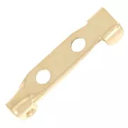 19mm Brooch holders - Fine Gold-plated x50