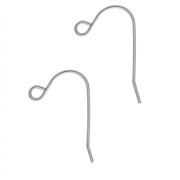 Ear hooks 12 mm - 316L stainless steel x2