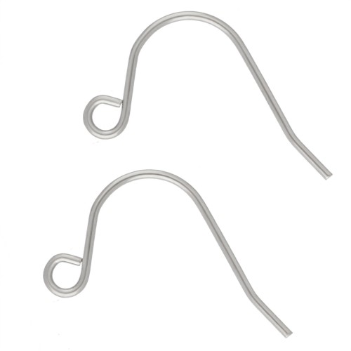 13 mm Ear Hooks - 316L Stainless Steel (2-pack)