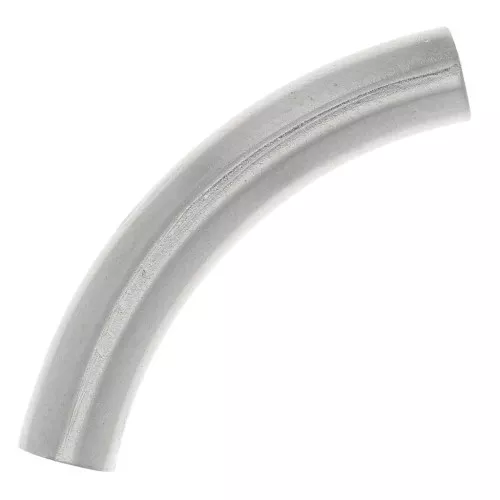 30x5mm 316L stainless steel Curved tube bead x1