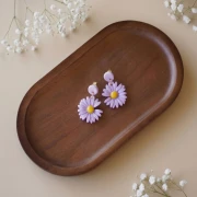 Silicone mold for Chrysanthemum flower cabochons - Transparent x1