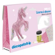 Mini Décopatch kit - Decorative collage - Unicorn x1