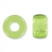 Large hole beads - Pony Beads 9 mm - Preciosa - Light Olivine x15