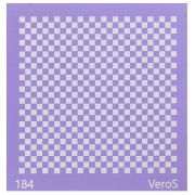 Silk Screen VeroS for polymer clay 90x90 mm - Checkerboard pattern n°184 x1|raw }}