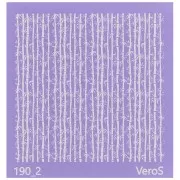 Silk Screen VeroS for polymer clay 90x90 mm - Bamboo pattern 1 n°190_2 x1