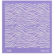 Silk Screen VeroS for polymer clay 90x90 mm - Zebra pattern n°145 x1