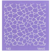 Silk Screen VeroS for polymer clay 90x90 mm - Giraffe pattern n°143 x1|raw }}