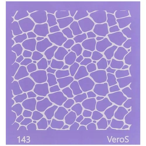 Silk Screen VeroS for polymer clay 90x90 mm - Giraffe pattern n°143 x1