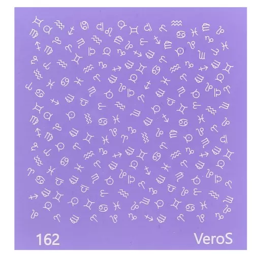 Silk Screen VeroS for polymer clay 90x90 mm - Astrological signs n°162 x1