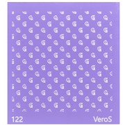 Silk Screen VeroS for polymer clay 90x90 mm - Rainbow pattern n°122 x1