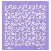 90x90mm Silk Screen VeroS for polymer clay - Small seaweed pattern n°140_2 x1|raw }}