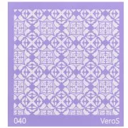 90x90mm Silk Screen VeroS for polymer clay - Cement tile pattern n°040 x1