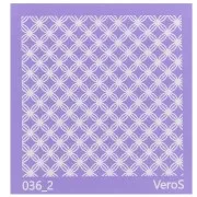 90x90mm Silk Screen VeroS for polymer clay - Graphic pattern 1 n°036_2 x1