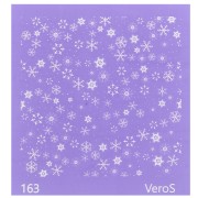 90x90mm Silk Screen VeroS for polymer clay - Snowflake pattern n°163 x1