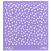 90x90mm Silk Screen VeroS for polymer clay - Little flowers design n°114_1 x1|raw }}