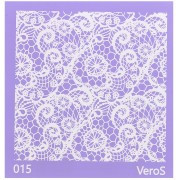 90x90mm Silk Screen VeroS for polymer clay - Lace pattern n°015 x1|raw }}