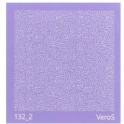 90x90mm Silk Screen VeroS for polymer clay - Abstract pattern n°132_2 x1