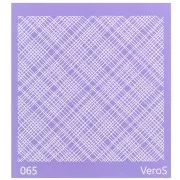 90x90mm Silk Screen VeroS for polymer clay - Irregular lines pattern n°065 x1