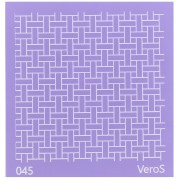 90x90mm Silk Screen VeroS for polymer clay - Wicker weave pattern n°045 x1|raw }}