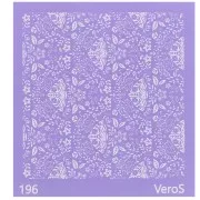 90x90mm Silk Screen VeroS for polymer clay - Butterflies and flowers n°196 x1