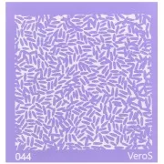 90x90mm Silk Screen VeroS for polymer clay - Seed pattern n°044 x1