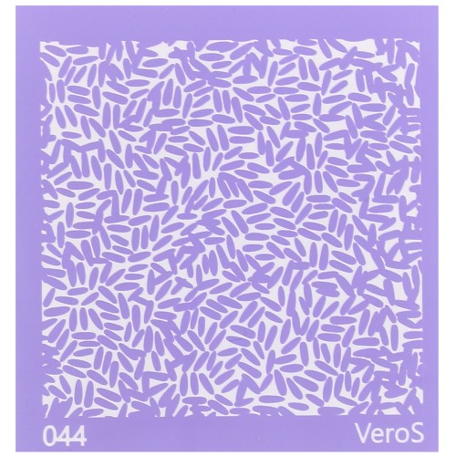 90x90mm Silk Screen VeroS for polymer clay - Seed pattern n°044 x1