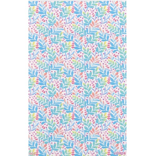 13.5x9cm VeroS transfer sheet - soluble paper for polymer clay - N°002 x1