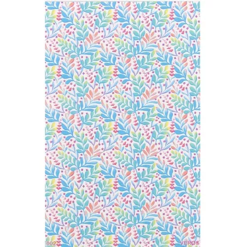 13.5x9cm VeroS transfer sheet - soluble paper for polymer clay - N°002 x1