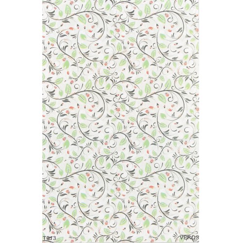 13.5x9cm VeroS transfer sheet - soluble paper for polymer clay - N°013 x1