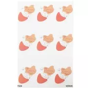 Flower - Feuille de transfert VeroS 13.5x9 cm - papier soluble pour pâte polymère - N°029 x1 Feuille de transfert VeroS 13.5x9 cm - papier soluble pour pâte polymère - N°029 x1