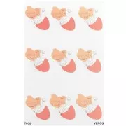 13.5x9cm VeroS transfer sheet - soluble paper for polymer clay - N°030 x1