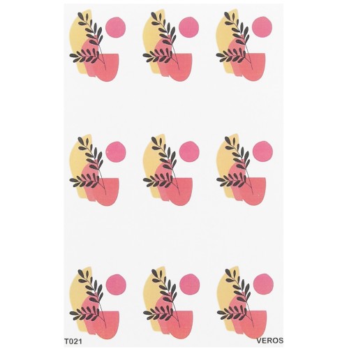 13.5x9cm VeroS transfer sheet - soluble paper for polymer clay - N°021 x1