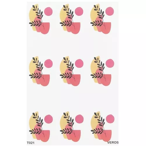 13.5x9cm VeroS transfer sheet - soluble paper for polymer clay - N°021 x1