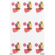 13.5x9cm VeroS transfer sheet - soluble paper for polymer clay - N°022 x1|raw }}