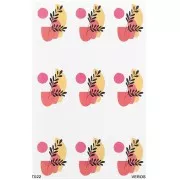 13.5x9cm VeroS transfer sheet - soluble paper for polymer clay - N°022 x1