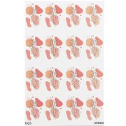 13.5x9cm VeroS transfer sheet - soluble paper for polymer clay - N°025 x1|raw }}