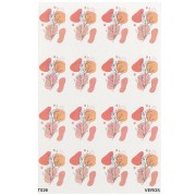 13.5x9cm VeroS transfer sheet - soluble paper for polymer clay - N°026 x1