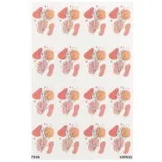 13.5x9cm VeroS transfer sheet - soluble paper for polymer clay - N°026 x1