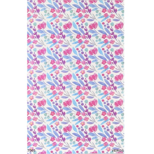 13.5x9cm VeroS transfer sheet - soluble paper for polymer clay - N°065 x1